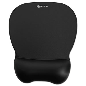 Innovera® wholesale. Gel Mouse Pad W-wrist Rest, Nonskid Base, 8-1-4 X 9-5-8, Black. HSD Wholesale: Janitorial Supplies, Breakroom Supplies, Office Supplies.