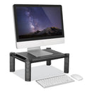 Innovera® wholesale. Large Monitor Stand With Cable Management, 12.99" X 17.1" X 6.6", Black, Supports 22 Lbs. HSD Wholesale: Janitorial Supplies, Breakroom Supplies, Office Supplies.
