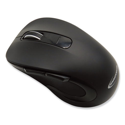Innovera® wholesale. Mid-size Wireless Optical Mouse With Micro Usb, 2.4 Ghz Frequency-32 Ft Wireless Range, Right Hand Use, Black. HSD Wholesale: Janitorial Supplies, Breakroom Supplies, Office Supplies.