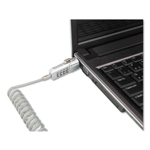 Innovera® wholesale. Compact Combination Laptop Lock, 6 Ft Steel Cable. HSD Wholesale: Janitorial Supplies, Breakroom Supplies, Office Supplies.