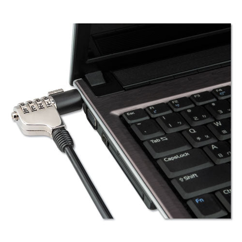 Innovera® wholesale. Combination Laptop Lock, 6 Ft Steel Cable. HSD Wholesale: Janitorial Supplies, Breakroom Supplies, Office Supplies.