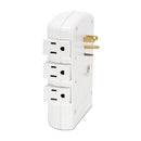 Innovera® wholesale. Wall Mount Surge Protector, 6 Outlets, 2160 Joules, White. HSD Wholesale: Janitorial Supplies, Breakroom Supplies, Office Supplies.
