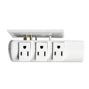 Innovera® wholesale. Wall Mount Surge Protector, 6 Outlets, 2160 Joules, White. HSD Wholesale: Janitorial Supplies, Breakroom Supplies, Office Supplies.