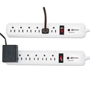 Innovera® wholesale. Surge Protector, 6 Outlets, 4 Ft Cord, 540 Joules, White, 2-pk. HSD Wholesale: Janitorial Supplies, Breakroom Supplies, Office Supplies.
