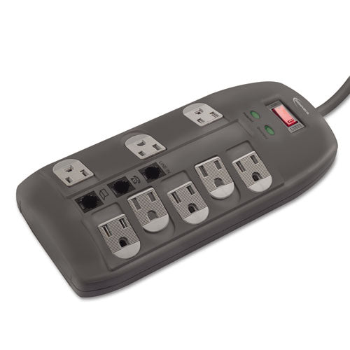 Innovera® wholesale. Surge Protector, 8 Outlets, 6 Ft Cord, 2160 Joules, Black. HSD Wholesale: Janitorial Supplies, Breakroom Supplies, Office Supplies.
