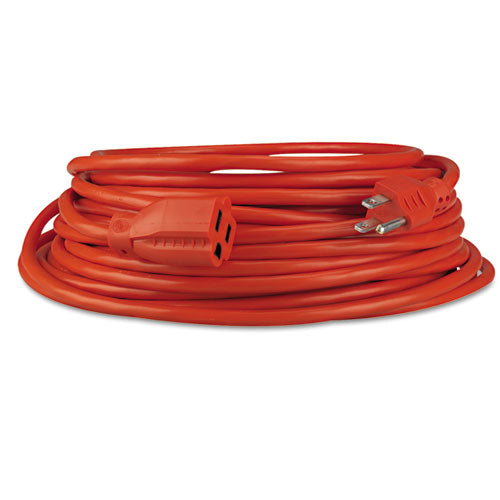 Innovera® wholesale. Indoor-outdoor Extension Cord, 50ft, Orange. HSD Wholesale: Janitorial Supplies, Breakroom Supplies, Office Supplies.