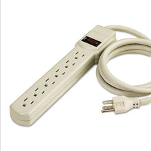 Load image into Gallery viewer, Innovera® wholesale. Six-outlet Power Strip, 4 Ft Cord, 1.94 X 10.19 X 1.19, Ivory. HSD Wholesale: Janitorial Supplies, Breakroom Supplies, Office Supplies.