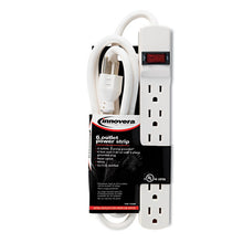 Load image into Gallery viewer, Innovera® wholesale. Six-outlet Power Strip, 6 Ft Cord, 1.94 X 10.19 X 1.19, Ivory. HSD Wholesale: Janitorial Supplies, Breakroom Supplies, Office Supplies.