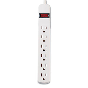 Innovera® wholesale. Six-outlet Power Strip, 6 Ft Cord, 1.94 X 10.19 X 1.19, Ivory. HSD Wholesale: Janitorial Supplies, Breakroom Supplies, Office Supplies.
