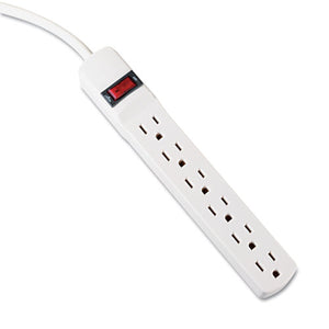 Innovera® wholesale. Six-outlet Power Strip, 6 Ft Cord, 1.94 X 10.19 X 1.19, Ivory. HSD Wholesale: Janitorial Supplies, Breakroom Supplies, Office Supplies.