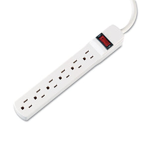 Innovera® wholesale. Six-outlet Power Strip, 6 Ft Cord, 1.94 X 10.19 X 1.19, Ivory. HSD Wholesale: Janitorial Supplies, Breakroom Supplies, Office Supplies.