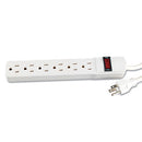 Innovera® wholesale. Six-outlet Power Strip, 6 Ft Cord, 1.94 X 10.19 X 1.19, Ivory. HSD Wholesale: Janitorial Supplies, Breakroom Supplies, Office Supplies.