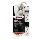 Innovera® wholesale. Six-outlet Power Strip, 15 Ft Cord, 1.94 X 10.19 X 1.19, Ivory. HSD Wholesale: Janitorial Supplies, Breakroom Supplies, Office Supplies.