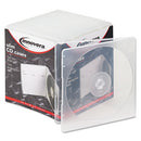 Innovera® wholesale. Slim Cd Case, Clear, 25-pack. HSD Wholesale: Janitorial Supplies, Breakroom Supplies, Office Supplies.