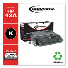 Load image into Gallery viewer, Innovera® wholesale. Remanufactured Black Toner, Replacement For Hp 42a (q5942a), 10,000 Page-yield. HSD Wholesale: Janitorial Supplies, Breakroom Supplies, Office Supplies.