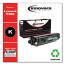 Innovera® wholesale. Remanufactured Black Toner, Replacement For Lexmark E360 (e360h21a), 9,000 Page-yield. HSD Wholesale: Janitorial Supplies, Breakroom Supplies, Office Supplies.