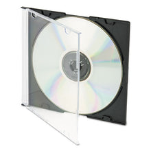 Load image into Gallery viewer, Innovera® wholesale. Cd-dvd Slim Jewel Cases, Clear-black, 25-pack. HSD Wholesale: Janitorial Supplies, Breakroom Supplies, Office Supplies.