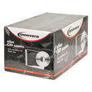 Innovera® wholesale. Cd-dvd Slim Jewel Cases, Clear-black, 50-pack. HSD Wholesale: Janitorial Supplies, Breakroom Supplies, Office Supplies.