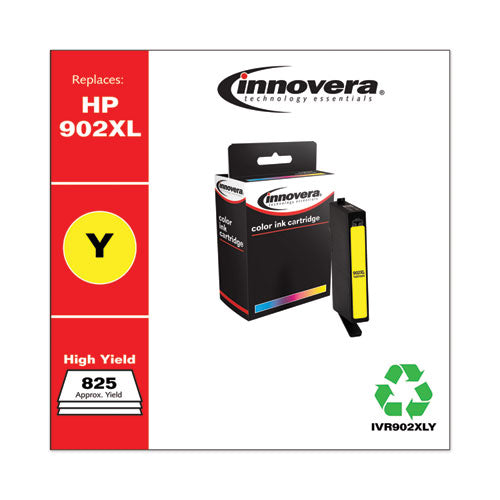 Innovera® wholesale. Remanufactured Yellow High-yield Ink, Replacement For Hp 902xl (t6m10an), 825 Page-yield. HSD Wholesale: Janitorial Supplies, Breakroom Supplies, Office Supplies.