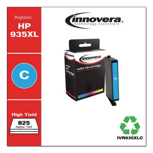 Innovera® wholesale. Remanufactured Cyan High-yield Ink, Replacement For Hp 935xl (c2p24an), 825 Page-yield. HSD Wholesale: Janitorial Supplies, Breakroom Supplies, Office Supplies.