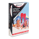 Innovera® wholesale. High-gloss Photo Paper, 10 Mil, 4 X 6, High-gloss White, 100-pack. HSD Wholesale: Janitorial Supplies, Breakroom Supplies, Office Supplies.