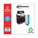 Innovera® wholesale. Remanufactured Cyan High-yield Ink, Replacement For Hp 564xl (cb323wn), 750 Page-yield. HSD Wholesale: Janitorial Supplies, Breakroom Supplies, Office Supplies.