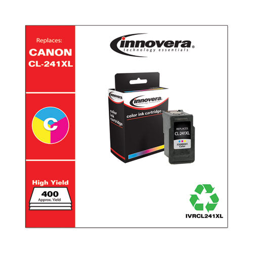 Innovera® wholesale. Remanufactured Tri-color High-yield Ink, Replacement For Canon Cl-241xl (5208b001), 400 Page-yield. HSD Wholesale: Janitorial Supplies, Breakroom Supplies, Office Supplies.