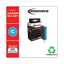 Load image into Gallery viewer, Innovera® wholesale. Remanufactured Cyan Ink, Replacement For Canon Cli-221c (2947b001), 535 Page-yield. HSD Wholesale: Janitorial Supplies, Breakroom Supplies, Office Supplies.