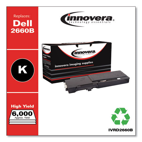 Innovera® wholesale. Remanufactured Black High-yield Toner, Replacement For Dell D2660 (593-bbbu), 6,000 Page-yield. HSD Wholesale: Janitorial Supplies, Breakroom Supplies, Office Supplies.