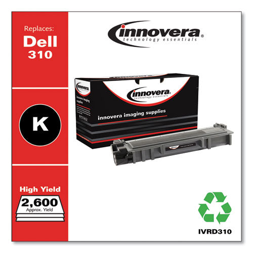 Innovera® wholesale. Remanufactured Black High-yield Toner, Replacement For Dell E310 (593-bbkc), 2,600 Page-yield. HSD Wholesale: Janitorial Supplies, Breakroom Supplies, Office Supplies.