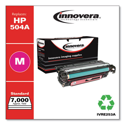 Innovera® wholesale. Remanufactured Magenta Toner, Replacement For Hp 504a (ce253a), 7,000 Page-yield. HSD Wholesale: Janitorial Supplies, Breakroom Supplies, Office Supplies.