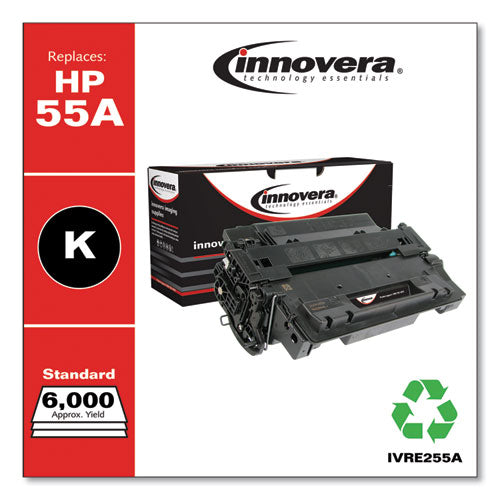 Innovera® wholesale. Remanufactured Black Toner, Replacement For Hp 55a (ce255a), 6,000 Page-yield. HSD Wholesale: Janitorial Supplies, Breakroom Supplies, Office Supplies.