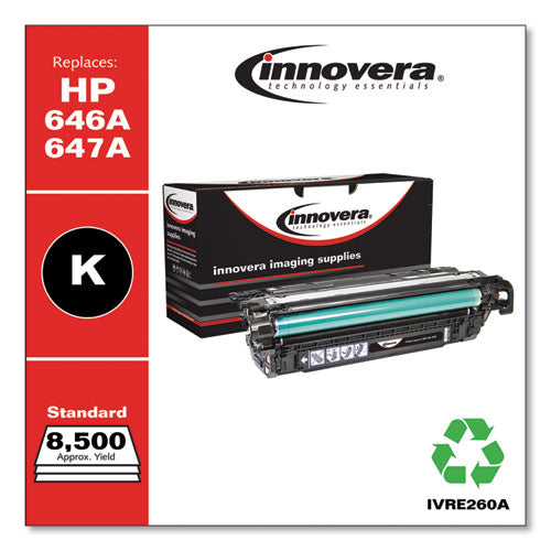 Innovera® wholesale. Remanufactured Black Toner, Replacement For Hp 647a (ce260a), 8,500 Page-yield. HSD Wholesale: Janitorial Supplies, Breakroom Supplies, Office Supplies.