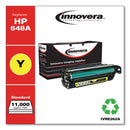 Innovera® wholesale. Remanufactured Yellow Toner, Replacement For Hp 648a (ce262a), 11,000 Page-yield. HSD Wholesale: Janitorial Supplies, Breakroom Supplies, Office Supplies.