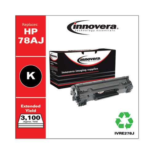 Innovera® wholesale. Remanufactured Black Extended-yield Toner, Replacement For Hp 78a (ce278aj), 3,100 Page-yield. HSD Wholesale: Janitorial Supplies, Breakroom Supplies, Office Supplies.