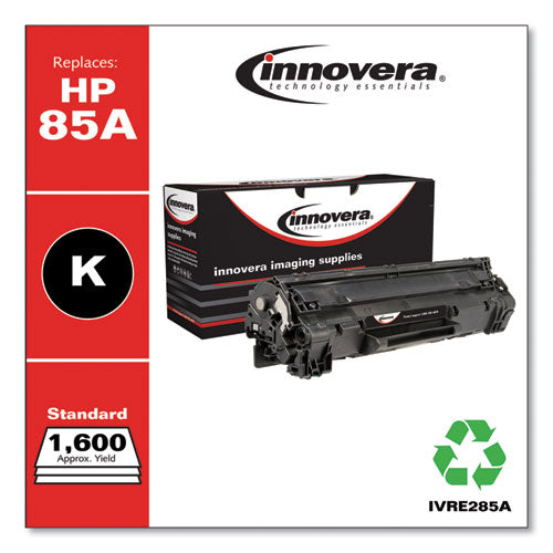 Innovera® wholesale. Remanufactured Black Toner, Replacement For Hp 85a (ce285a), 1,600 Page-yield. HSD Wholesale: Janitorial Supplies, Breakroom Supplies, Office Supplies.