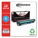 Innovera® wholesale. Remanufactured Cyan Toner, Replacement For Hp 651a (ce341a), 13,500 Page-yield. HSD Wholesale: Janitorial Supplies, Breakroom Supplies, Office Supplies.