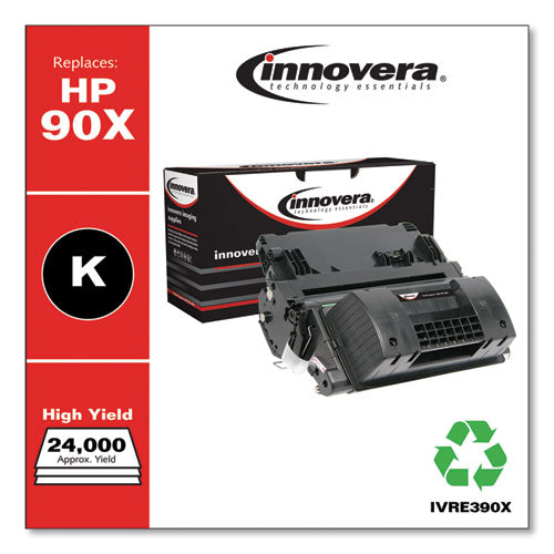 Innovera® wholesale. Remanufactured Black High-yield Toner, Replacement For Hp 90x (ce390x), 24,000 Page-yield. HSD Wholesale: Janitorial Supplies, Breakroom Supplies, Office Supplies.