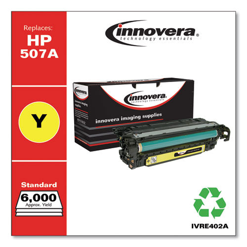 Innovera® wholesale. Remanufactured Yellow Toner, Replacement For Hp 507a (ce402a), 6,000 Page-yield. HSD Wholesale: Janitorial Supplies, Breakroom Supplies, Office Supplies.