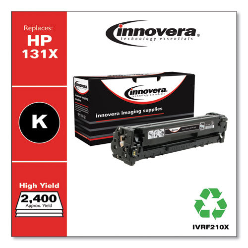 Innovera® wholesale. Remanufactured Black High-yield Toner, Replacement For Hp 131x (cf210x), 2,300 Page-yield. HSD Wholesale: Janitorial Supplies, Breakroom Supplies, Office Supplies.