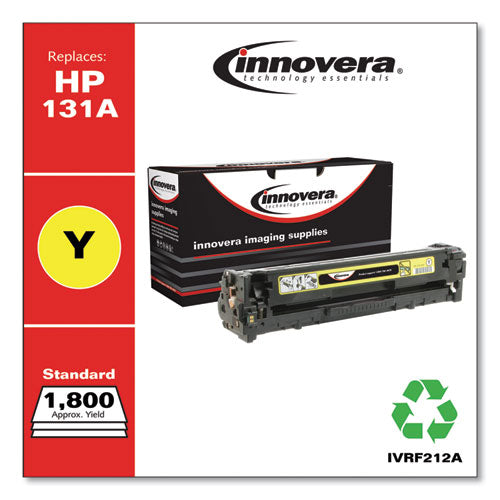 Innovera® wholesale. Remanufactured Yellow Toner, Replacement For Hp 131a (cf212a), 1,800 Page-yield. HSD Wholesale: Janitorial Supplies, Breakroom Supplies, Office Supplies.