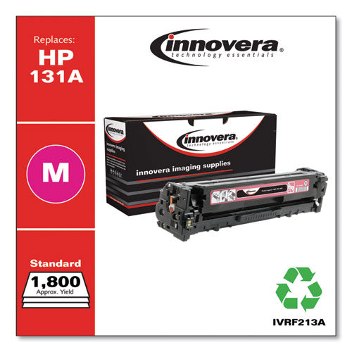 Innovera® wholesale. Remanufactured Magenta Toner, Replacement For Hp 131a (cf213a), 1,800 Page-yield. HSD Wholesale: Janitorial Supplies, Breakroom Supplies, Office Supplies.