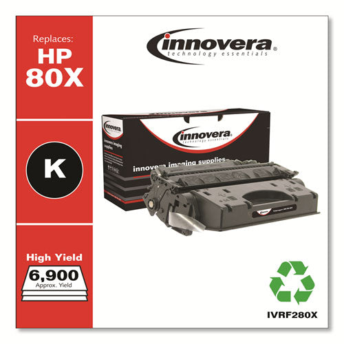 Innovera® wholesale. Remanufactured Black High-yield Toner, Replacement For Hp 80x (cf280x), 6,900 Page-yield. HSD Wholesale: Janitorial Supplies, Breakroom Supplies, Office Supplies.