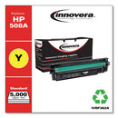 Innovera® wholesale. Remanufactured Yellow Toner, Replacement For Hp 508a (cf362a), 5,000 Page-yield. HSD Wholesale: Janitorial Supplies, Breakroom Supplies, Office Supplies.