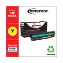 Innovera® wholesale. Remanufactured Yellow High-yield Toner, Replacement For Hp 508x (cf362x), 9,500 Page-yield. HSD Wholesale: Janitorial Supplies, Breakroom Supplies, Office Supplies.