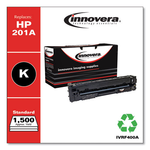 Innovera® wholesale. Remanufactured Black Toner, Replacement For Hp 201a (cf400a), 1,500 Page-yield. HSD Wholesale: Janitorial Supplies, Breakroom Supplies, Office Supplies.