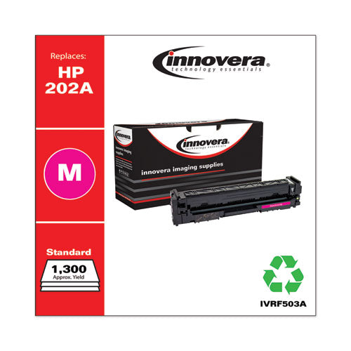 Innovera® wholesale. Remanufactured Magenta Toner, Replacement For Hp 202a (cf503a), 1,300 Page-yield. HSD Wholesale: Janitorial Supplies, Breakroom Supplies, Office Supplies.