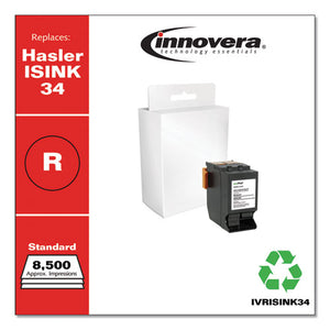 Innovera® wholesale. Remanufactured Red Postage Meter Ink, Replacement For Hasler Isink34, 8,500 Page-yield. HSD Wholesale: Janitorial Supplies, Breakroom Supplies, Office Supplies.