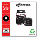 Innovera® wholesale. Compatible Black Ink, Replacement For Brother Lc101bk, 300 Page-yield. HSD Wholesale: Janitorial Supplies, Breakroom Supplies, Office Supplies.
