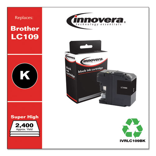 Innovera® wholesale. Remanufactured Black Super High-yield, Replacement For Brother Lc109bk, 2,400 Page-yield. HSD Wholesale: Janitorial Supplies, Breakroom Supplies, Office Supplies.